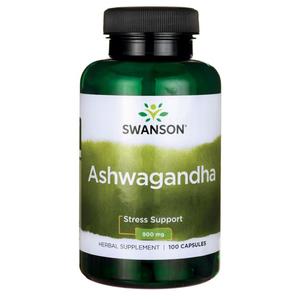 SWANSON Indyjski żeń-szeń na umysł i ciało, Ashwagandha 450 mg 100 kaps.
