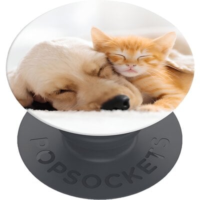 Фото - Інше для мобільних PopSockets Uchwyt i podstawka  Basic do telefonu  (Cat & Dog)