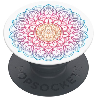 Uchwyt i podstawka POPSOCKETS Basic do telefonu Rainbow Mandala)