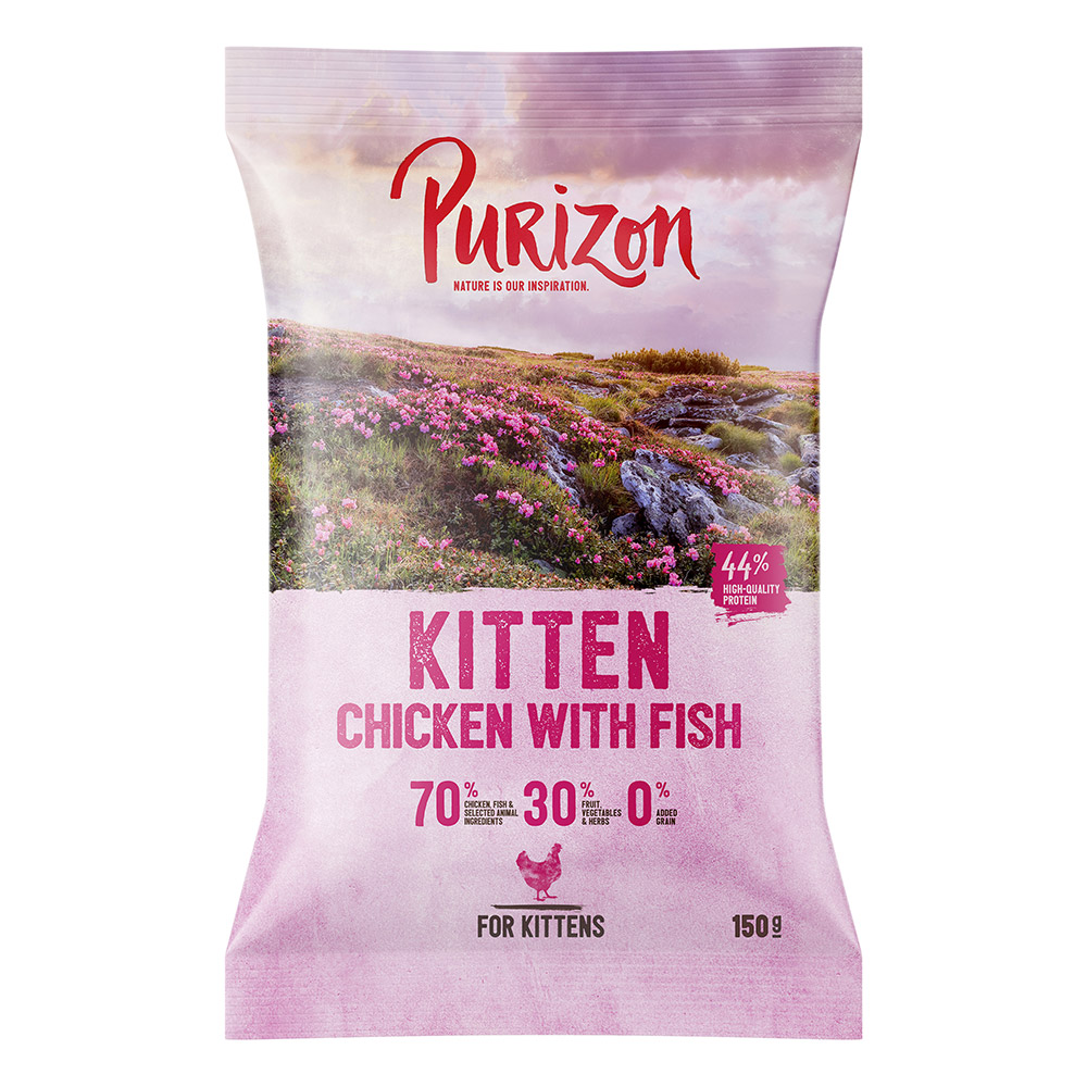Purizon Kitten, kurczak i ryba – bez zbóż - 150 g