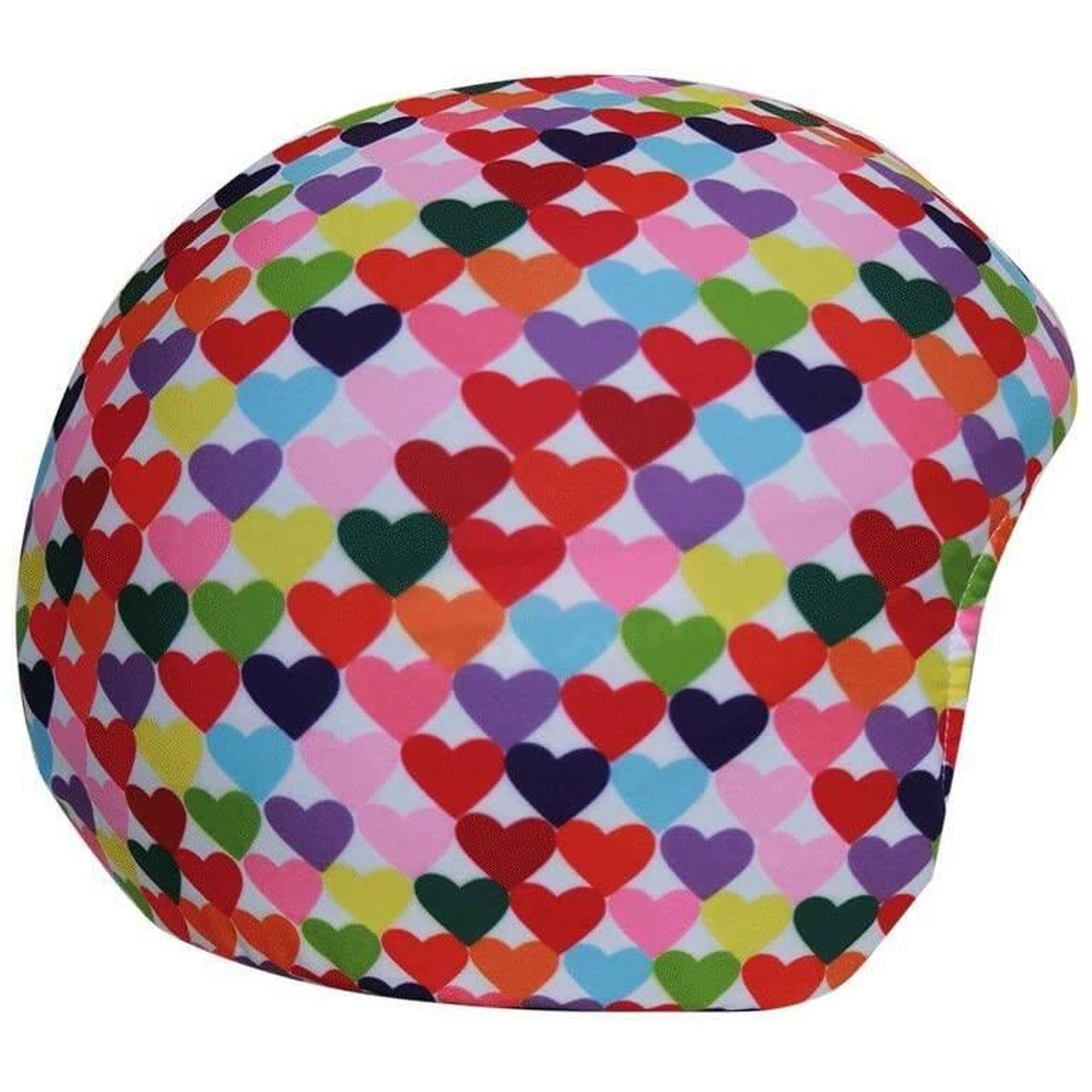 Coolcasc nakładka na kask narciarski Cover Color Hearts CCCC_Multicolore