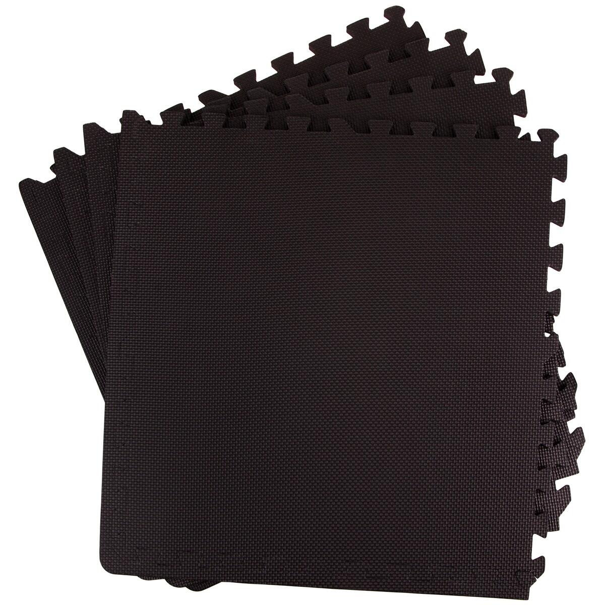 EB FIT Mata EB FIT Puzzle 60 x 60 cm 4 szt.) Czarno-szary