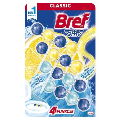 Bref POWER AKTIV SOCZYSTA CYTRYNA+MORSKA BRYZA 4X50G zakupy dla domu i biura! 2293930