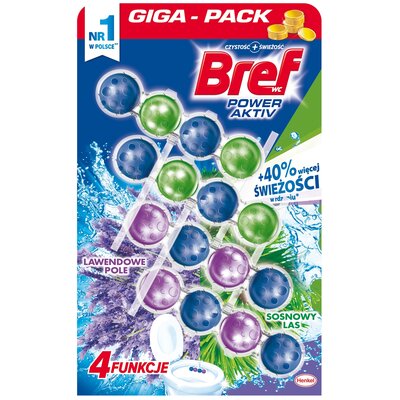 Bref POWER AKTIV SOSNOWY LAS+LAWENDOWE POLE 4X50G zakupy dla domu i biura! 2320914