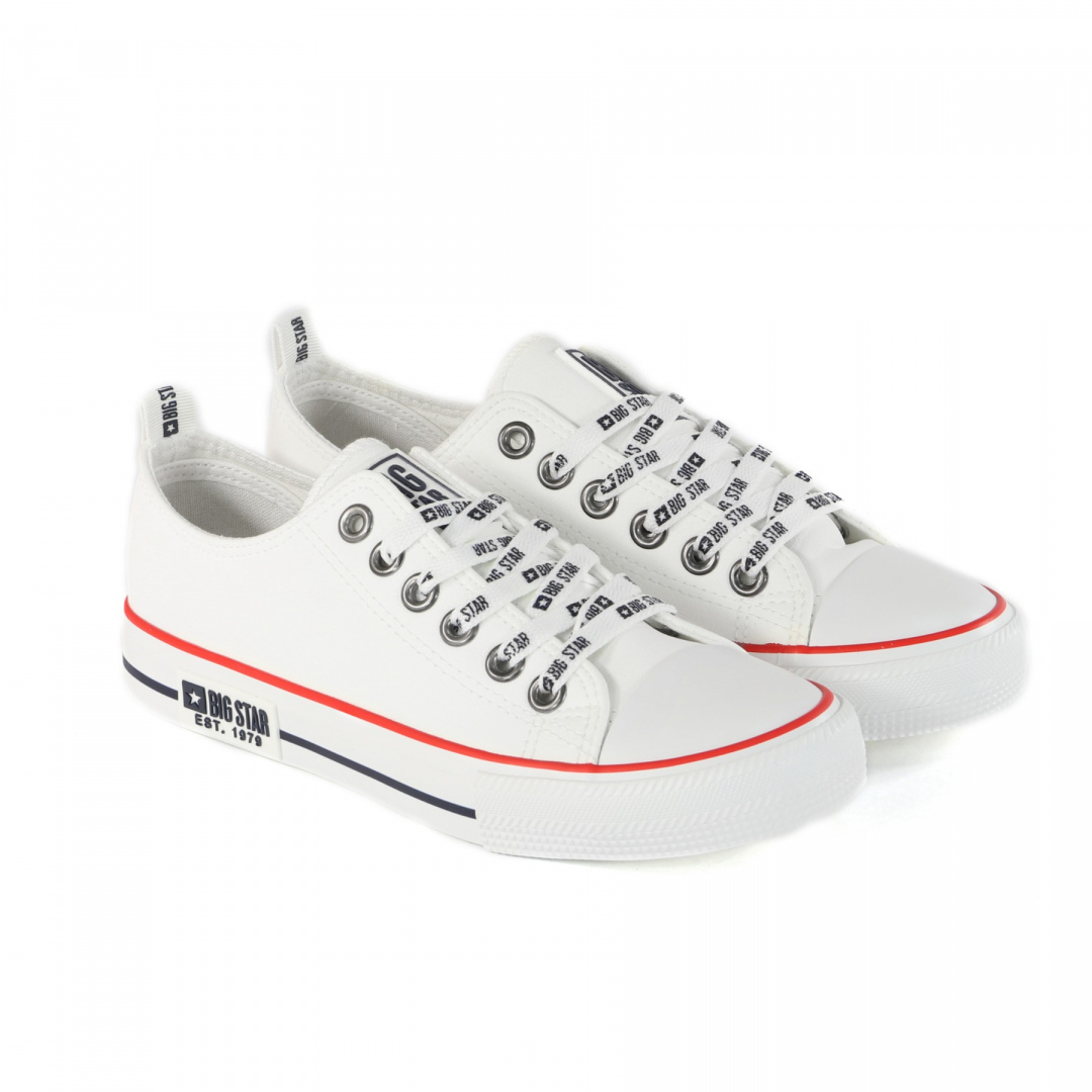 Trampki damskie Big Star Shoes KK274095 biały