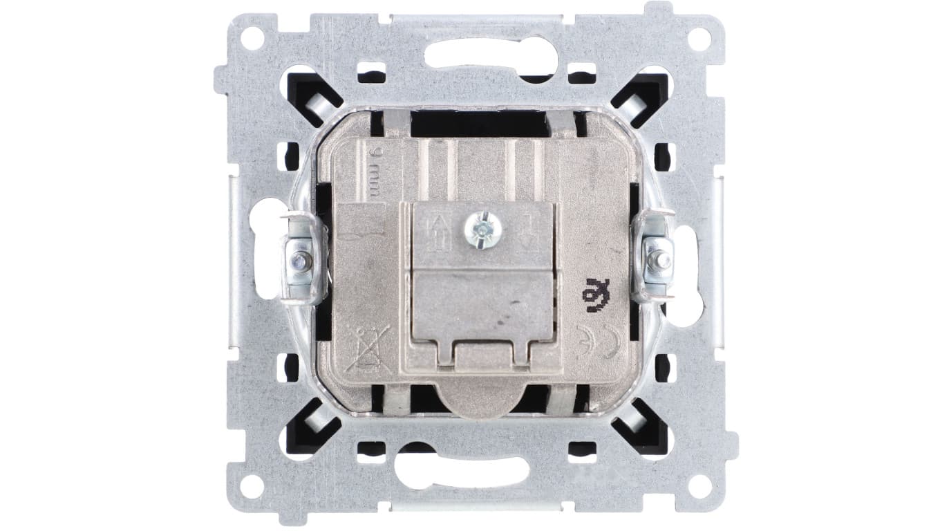 Kontakt Simon Simon 54 Gniazdo antenowe R-TV przelotowe (moduł) tłumienie TV i R 10 dB czarny mat DAP10.01/49 DAP10.01/49