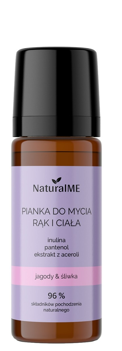 NaturalME - Pianka do mycia Jagody i Śliwka 180 ml