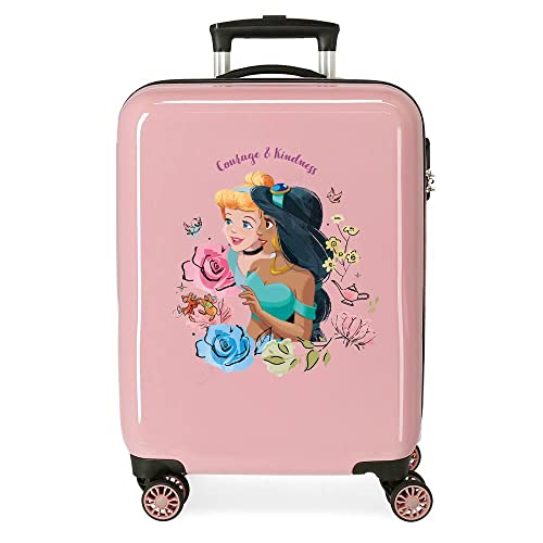 Disney Princesses Cabin Walizka różowa 38 x 55 x 20 cm sztywne ABS boczne zapięcie 34 l 2 kg 4 podwójne koła