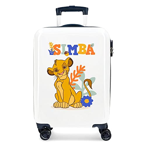 Disney El Rey Leon walizka kabinowa wielokolorowa 38 x 55 x 20 cm sztywne ABS kombinowane zamknięcie boczne 34 l 2 kg 4 podwójne koła