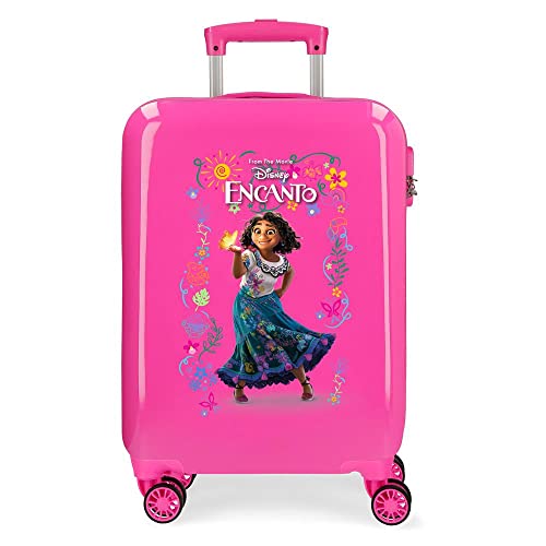 Disney Urocza walizka kabinowa różowa 38 x 55 x 20 cm sztywne ABS boczne zapięcie 34 l 2 kg 4 podwójne koła