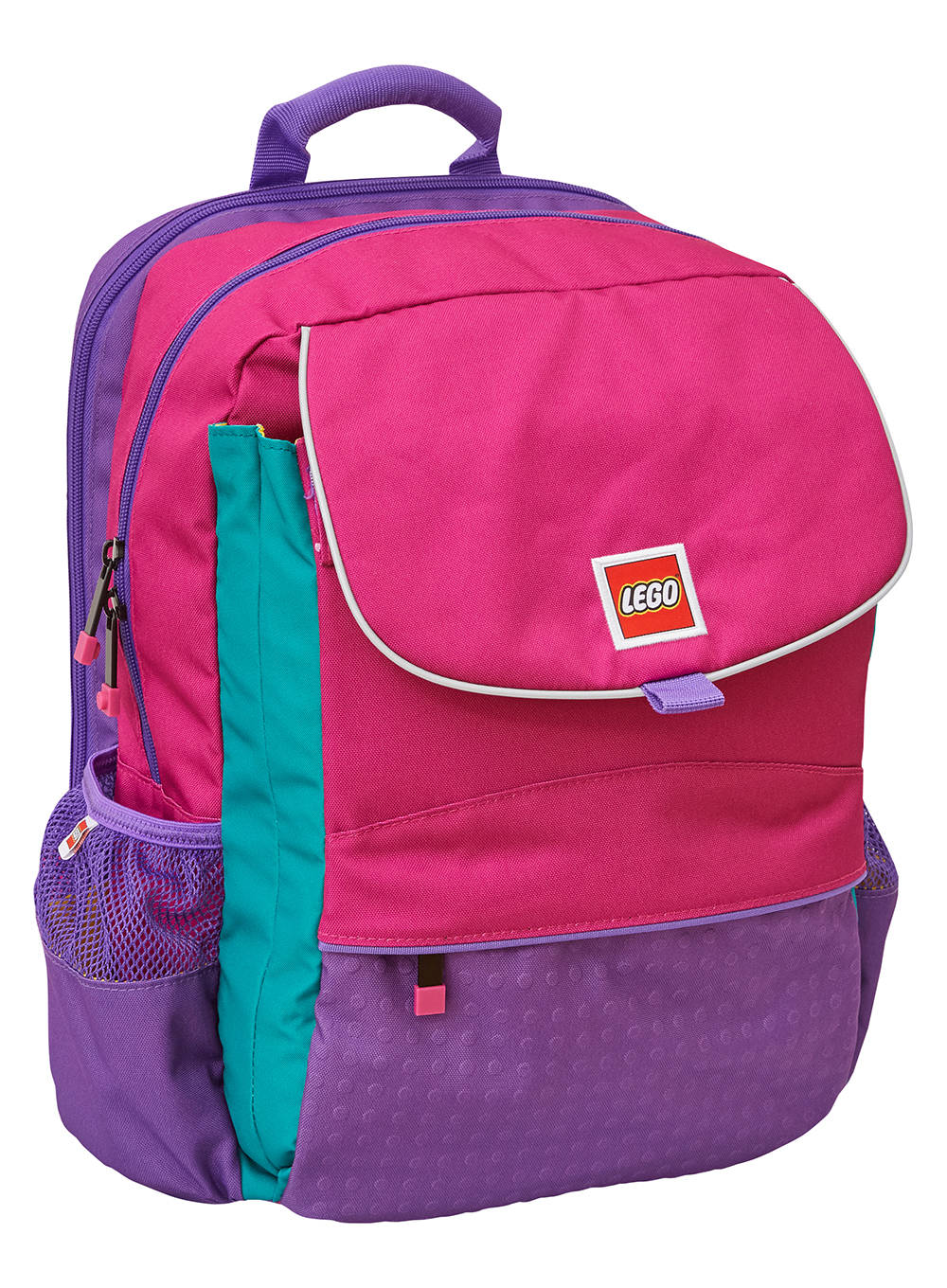 Plecak dla dziewczynki szkolny LEGO Hansen - pink / purple