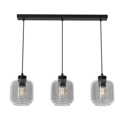 Milagro Lampa wisząca SOMBRA SMOKED 3xE27 MLP8374