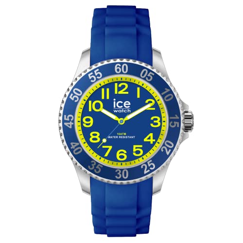 Ice-Watch Boy analogowy zegarek kwarcowy z silikonową bransoletką 020363, srebrny