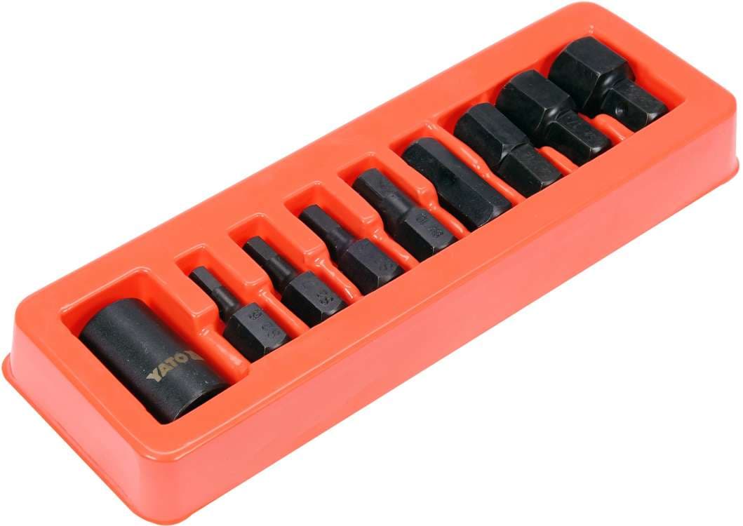 ZESTAW UDAROWYCH KLUCZY TRZPIENIOWYCH HEX  1/2''