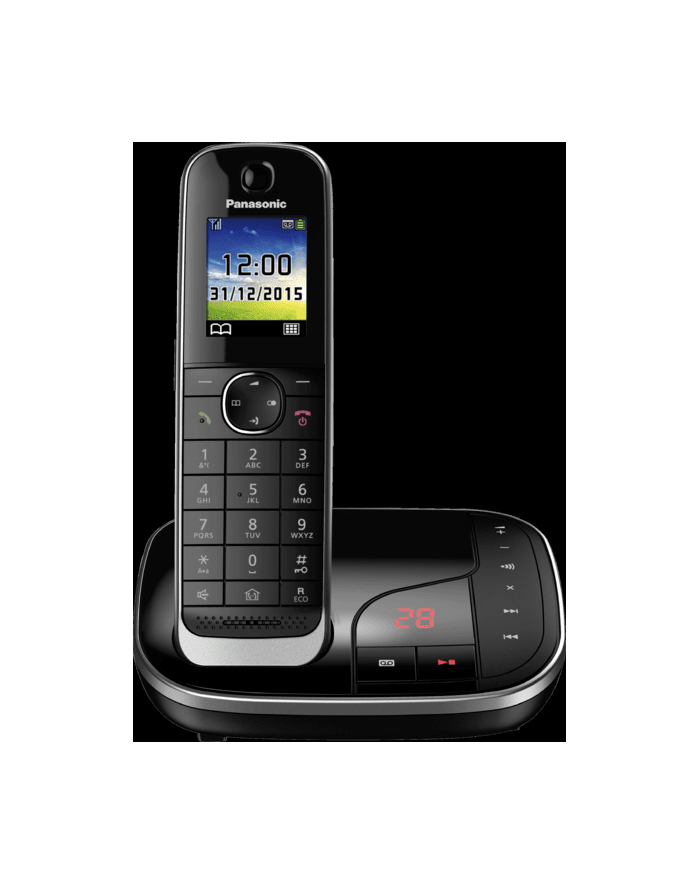 Panasonic KX-TGJ320 AB, analog telephone black