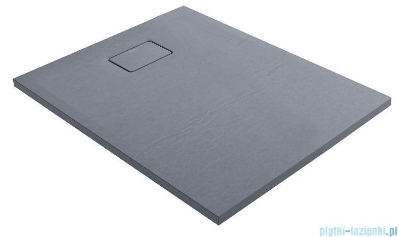 Oltens Bergytan brodzik prostokątny 140x90 cm RockSurface szary beton 15107700