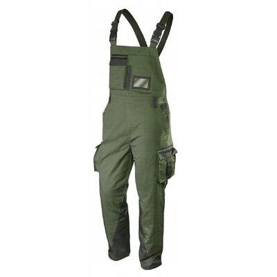 NEO-TOOLS Ogrodniczki robocze CAMO olive, rozmiar XXXL