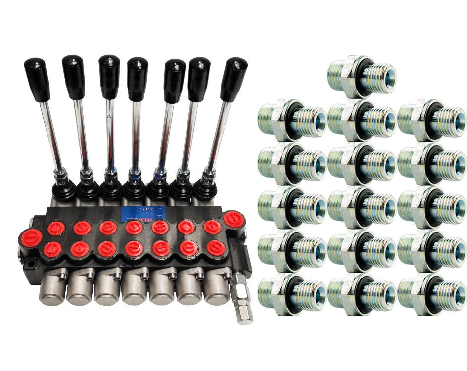 ROZDZIELACZ HYDRAULICZNY 07P40 - W ZESTAWIE Z PRZYŁĄCZAMI