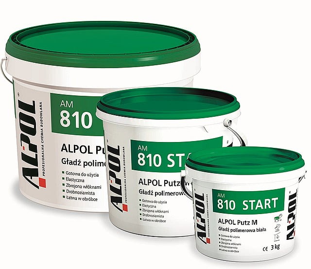 Alpol AM 810 gładź polimerowa biała start 10 kg