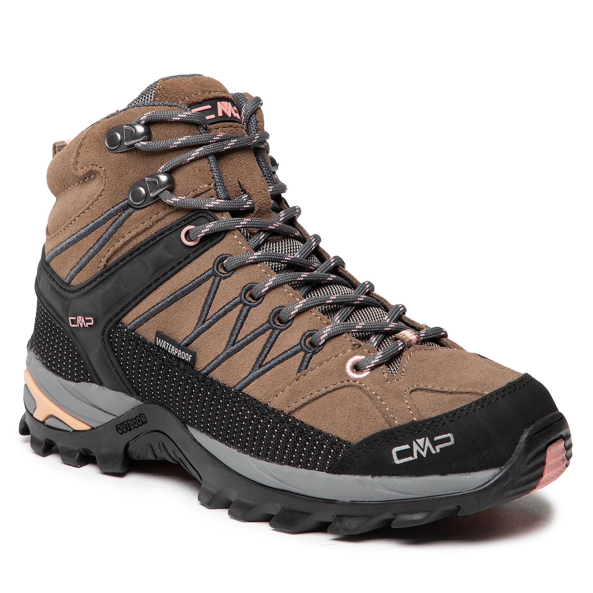 Trekkingi CMP - Rigel Mid Wmn Trekking Shoe Wp 3Q12946 Cenere P430