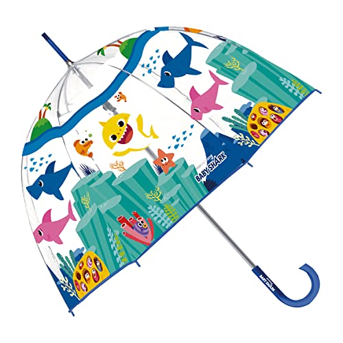 Parasol Eva przezroczysty Baby Shark Bubble, bez koloru, One size