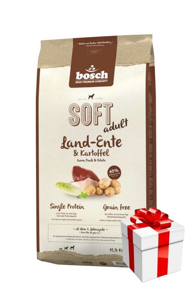 Bosch Petfood Soft+ Land Ente&Kartoffel 12,5 kg