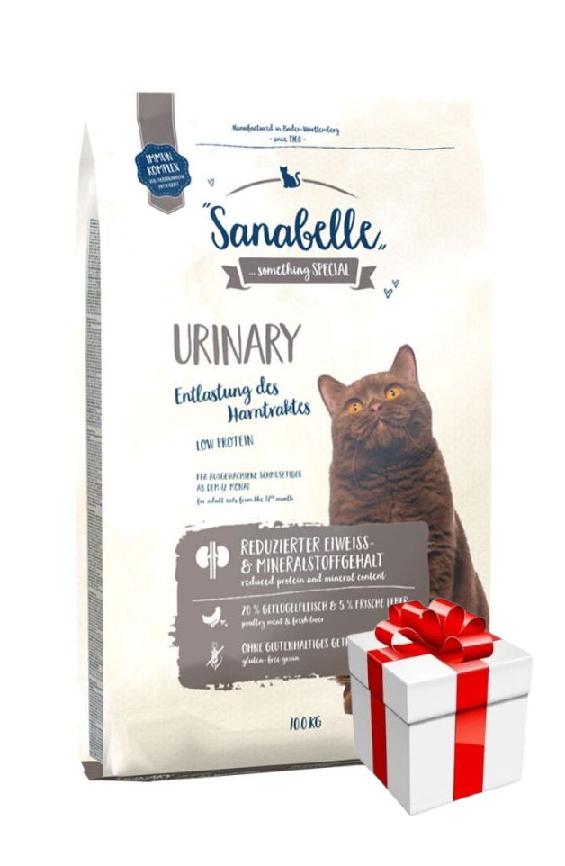 Sanabelle Urinary 10kg + Niespodzianka dla kota GRATIS