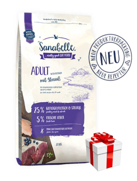 Sanabelle Adult Straub - Ze Strusiem 10Kg