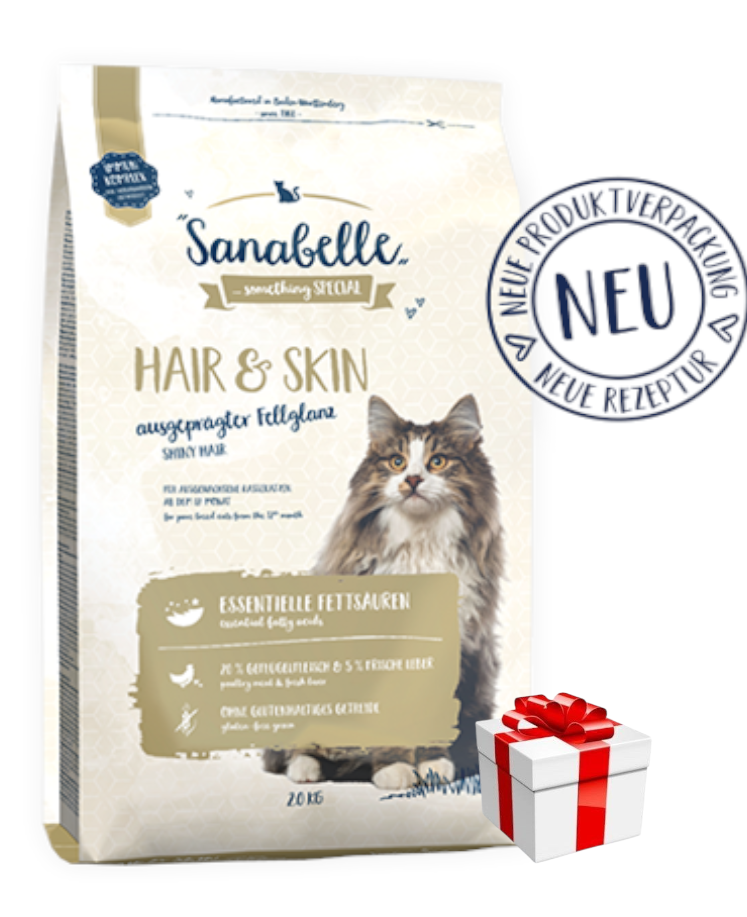 Sanabelle Hair & Skin 10kg + Niespodzianka dla kota GRATIS