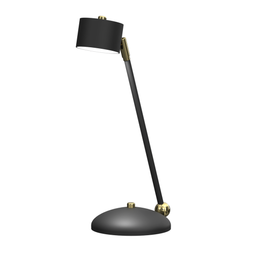 Milagro Lampka biurkowa ARENA BLACK/GOLD 1xGX53 MLP7764