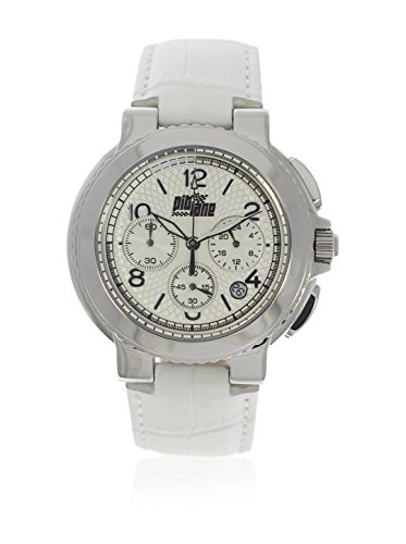 PITLANE Zegarek z mechanizmem zegarowym Miyota Woman PL-5001-5 36 mm, biały, Pasek