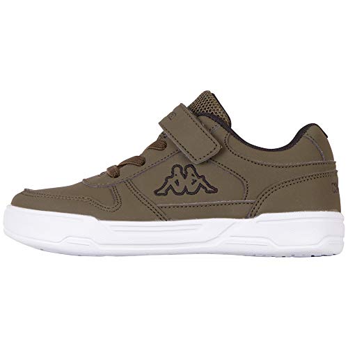 Kappa Unisex Dalton Ice Kids Sneaker buty dziecięce, zielony - 3111 Army Black - 25 EU