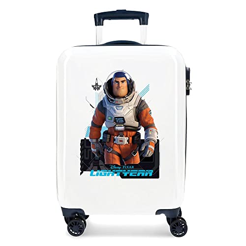 Disney Lightyear walizka kabinowa wielokolorowa 38 x 55 x 20 cm sztywny ABS zamek szyfrowy z boku 34 l 2 kg 4 podwójne koła