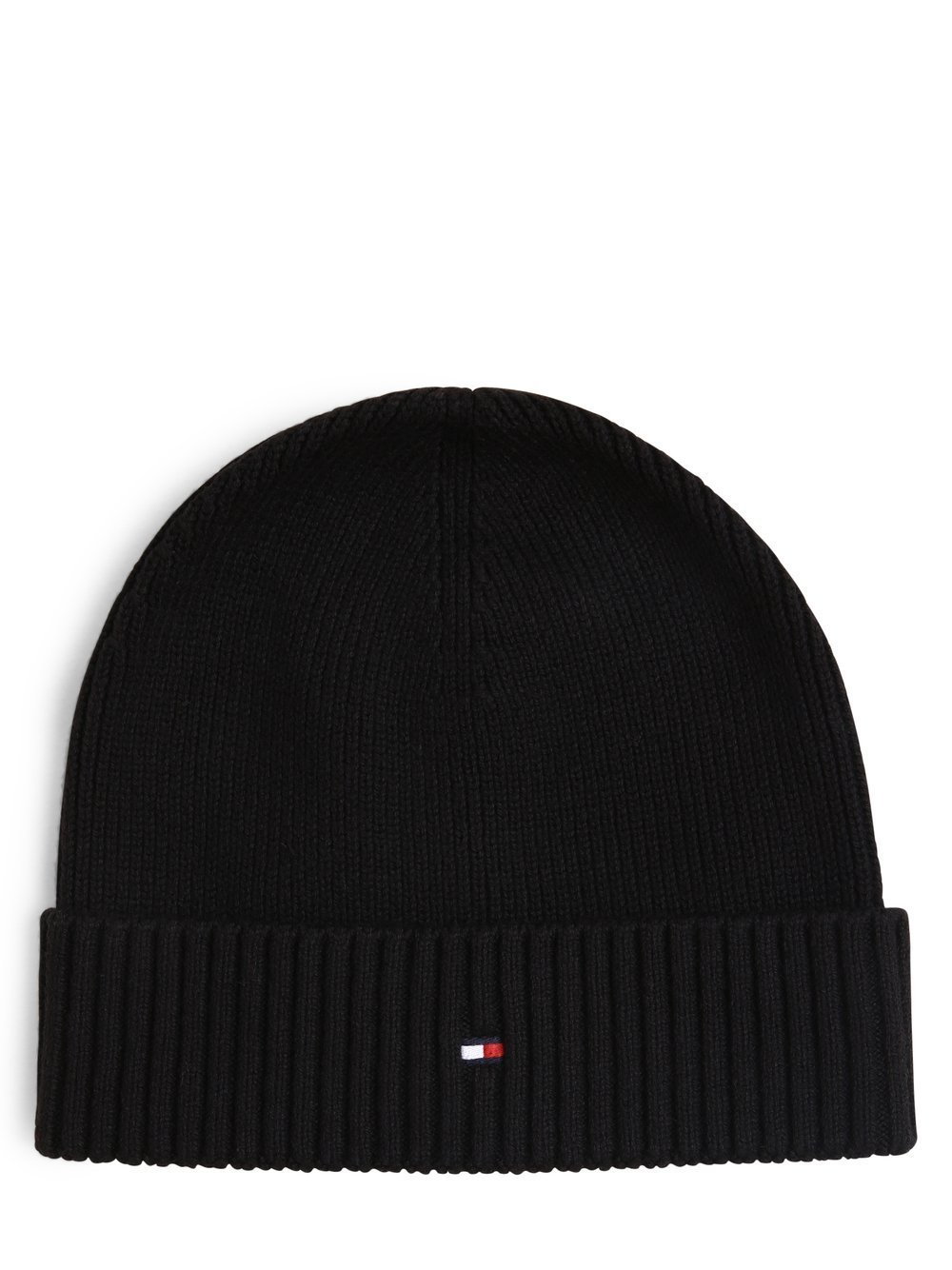 Tommy Hilfiger - Czapka męska z dodatkiem kaszmiru, czarny