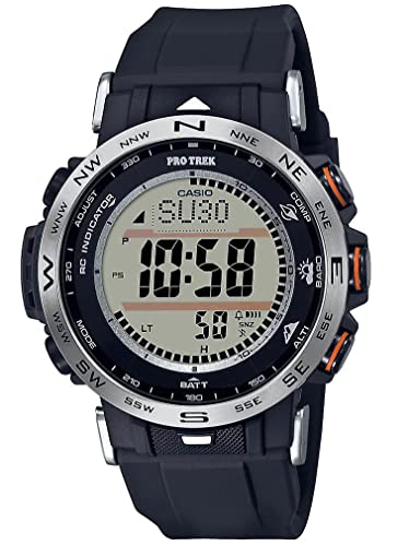 Casio Watch PRW-30-1AER, czarny, pasek
