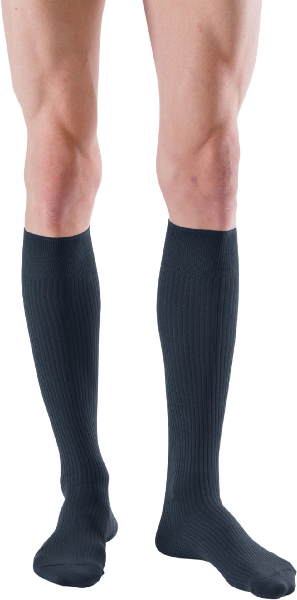 Męskie podkolanówki kompresyjne 20-36 mmHg z oddychającym miękkim włóknem Breeze i technologią FAST - działanie odświeżające, szybkie pochłanianie wil