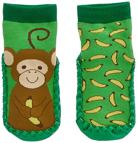 Playshoes Unisex dziecięce kapcie, zielony - zielony - 26/27 EU