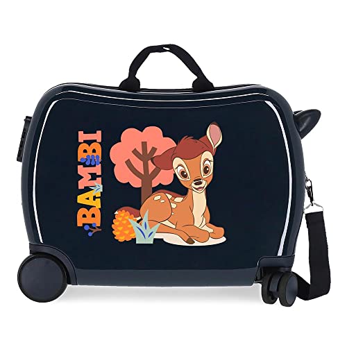 Disney Bambi walizka dziecięca niebieska 50 x 39 x 20 cm sztywne ABS kombinowane zamknięcie boczne 34 l 1,8 kg 4 koła