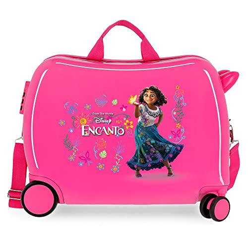 Disney Urocza walizka dziecięca różowa 50 x 39 x 20 cm sztywne ABS kombinowane zamknięcie boczne 34 l 1,8 kg 4 koła