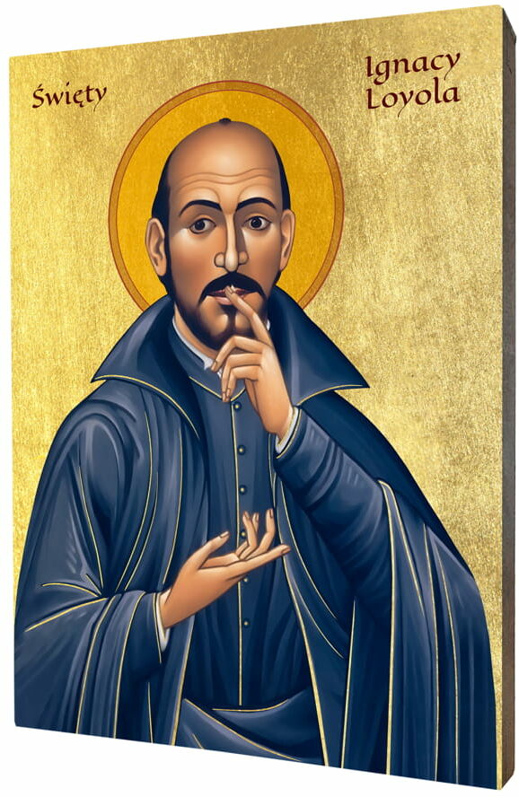 Święty Ignacy Loyola-ikona religijna