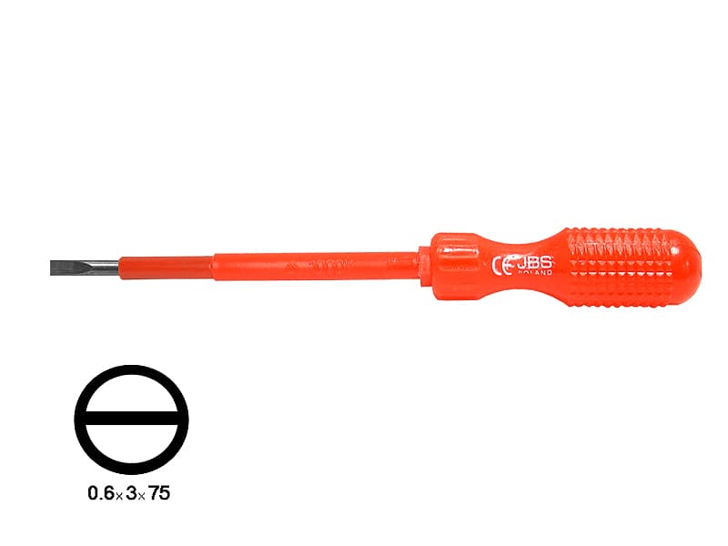 Wkrętak płaski izolowany 3x75 J63819 JBS, atestowany. (1LM)