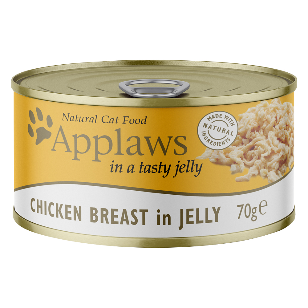 Applaws w galarecie, 6 x 70 g, kurczak, karma mokra dla kota