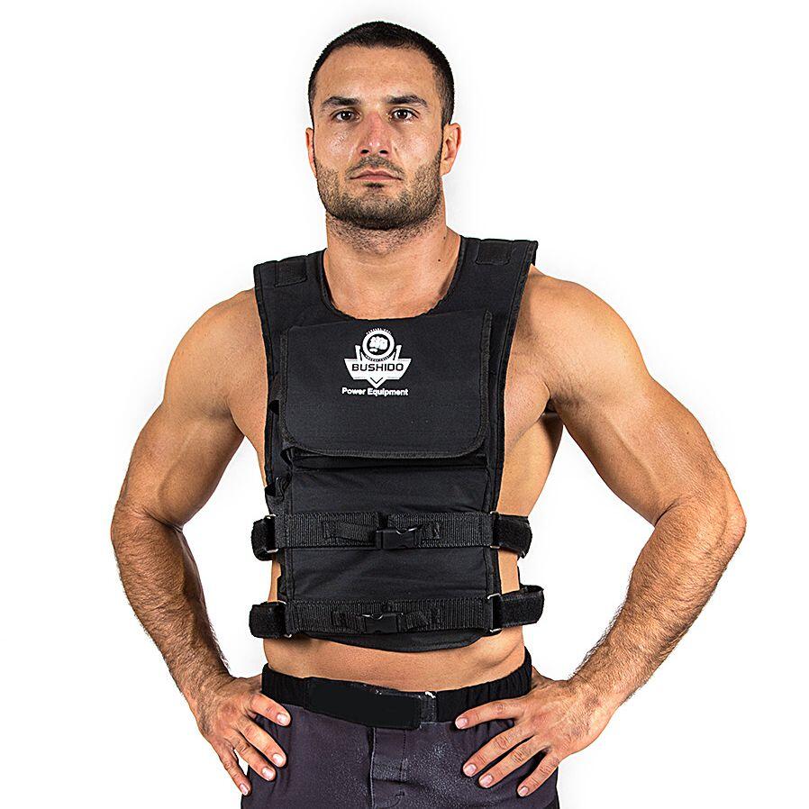 BUSHIDO BUSHIDO Kamizelka obciążeniowa z obciążeniem 1-36 kg czarna