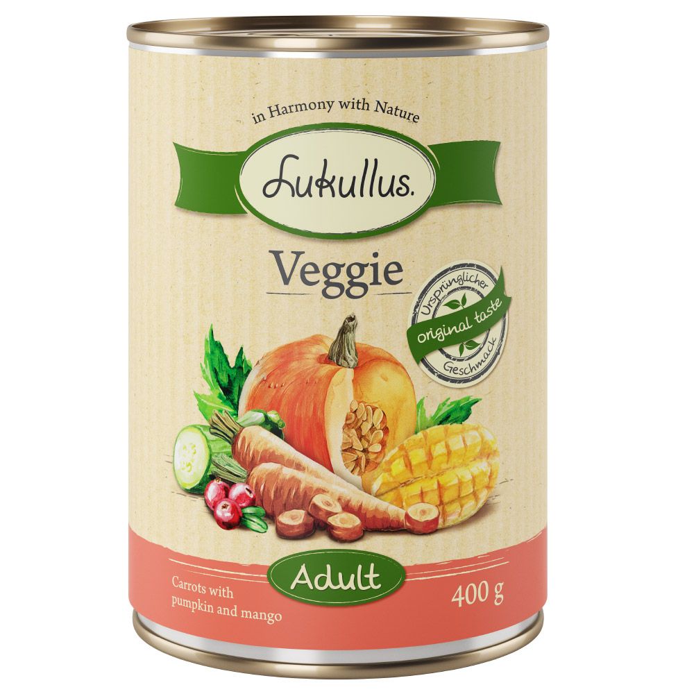 6x400g Lukullus Naturkost Veggie, karma mokra dla psa| Dostawa i zwrot GRATIS od 99 zł