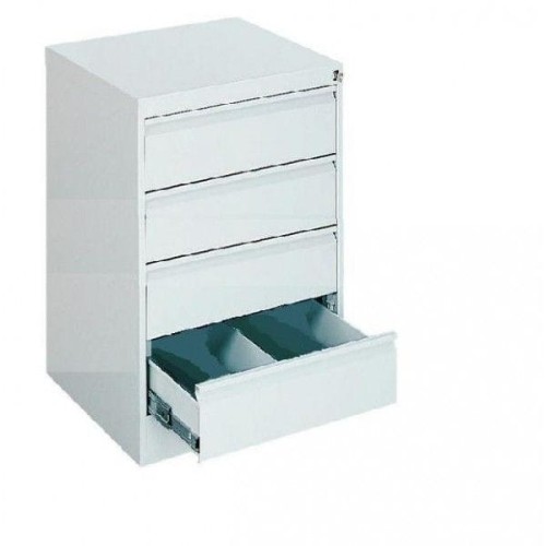 Metalowa szafa kartotekowa do biura SZK 116 z 4 szufladami-47 cm