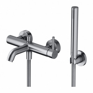 OMNIRES Y1231 NI Y bateria wannowa z zestawem prysznicowym nikiel