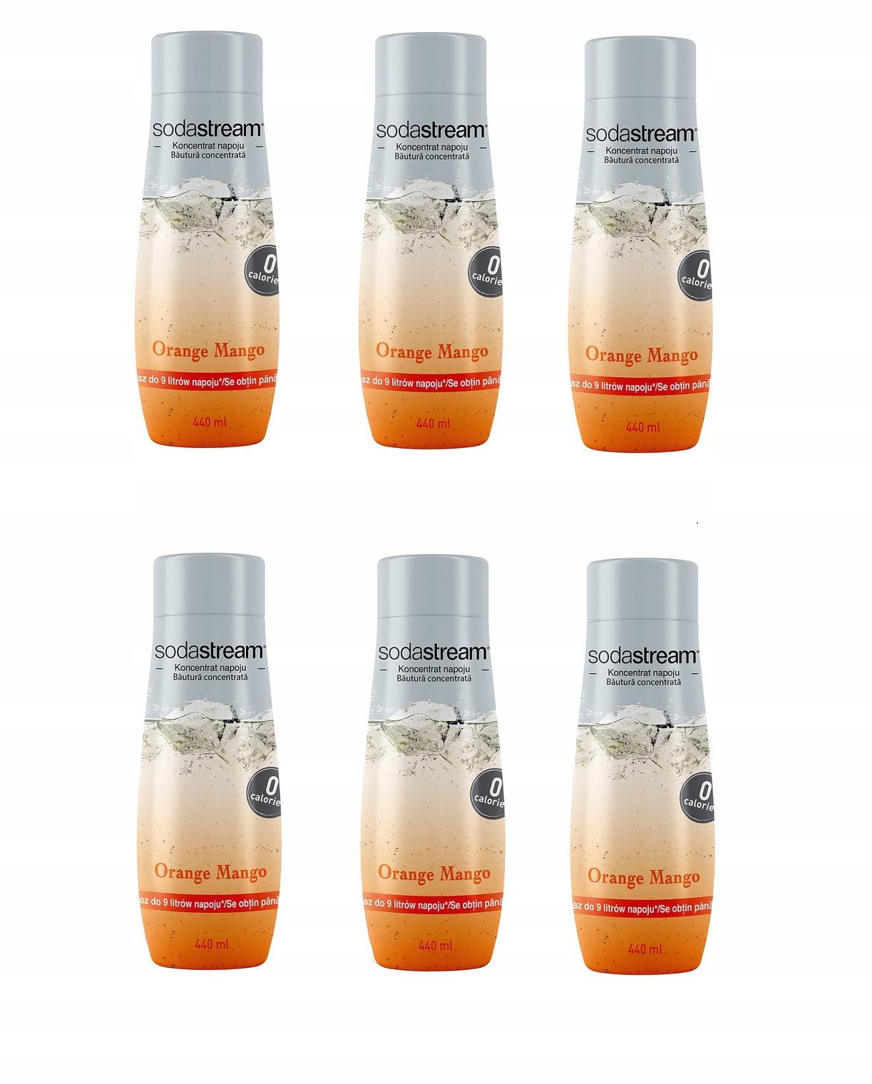 Syrop do SodaStream Orange mango 440 ml 6 sztuk