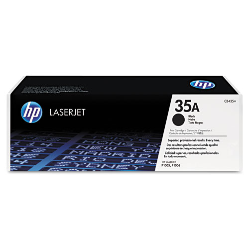 oryginalny toner HP 35A [cb435ad] black 2-pak