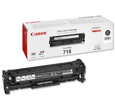 oryginalny toner Canon [CLBP-718BK = CRG-718BK] black