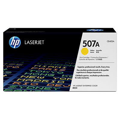 oryginalny toner HP 507A [ce402a] yellow